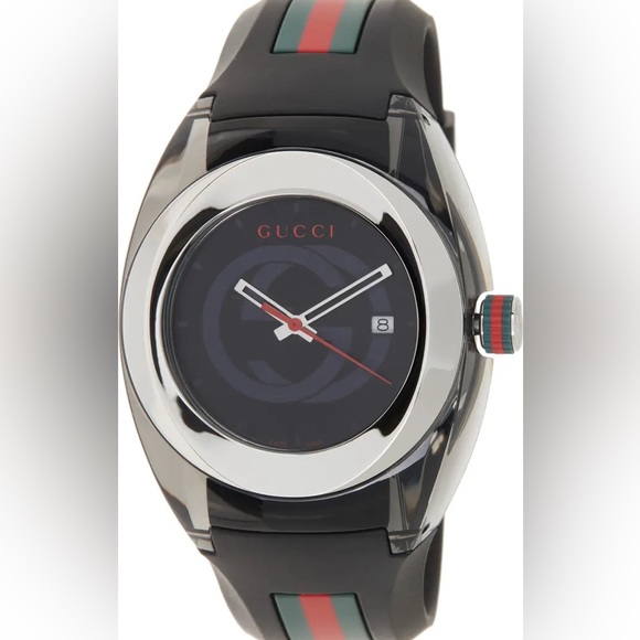 Gucci Unisex Sync Rubber Strap Sport Watch, 46mm - Picture 1 of 7